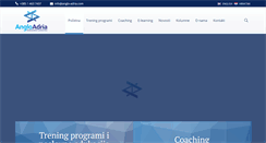 Desktop Screenshot of anglo-adria.com