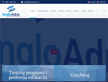 Tablet Screenshot of anglo-adria.com